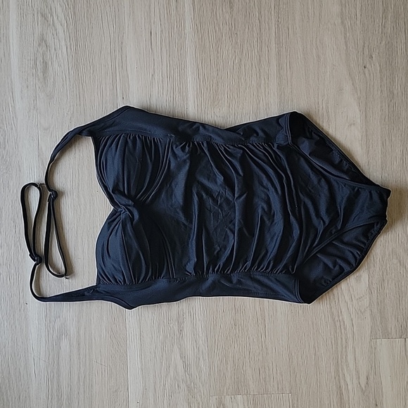 Seafolly Twist One Piece Swimsuit, sz 12/Lrg - Picture 3 of 14